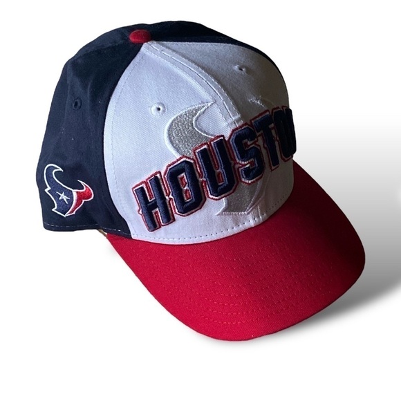 New Era NFL HOUSTON TEXANS Vintage Adjustable Game Hat •9FIFTY Embroider… - Picture 1 of 7